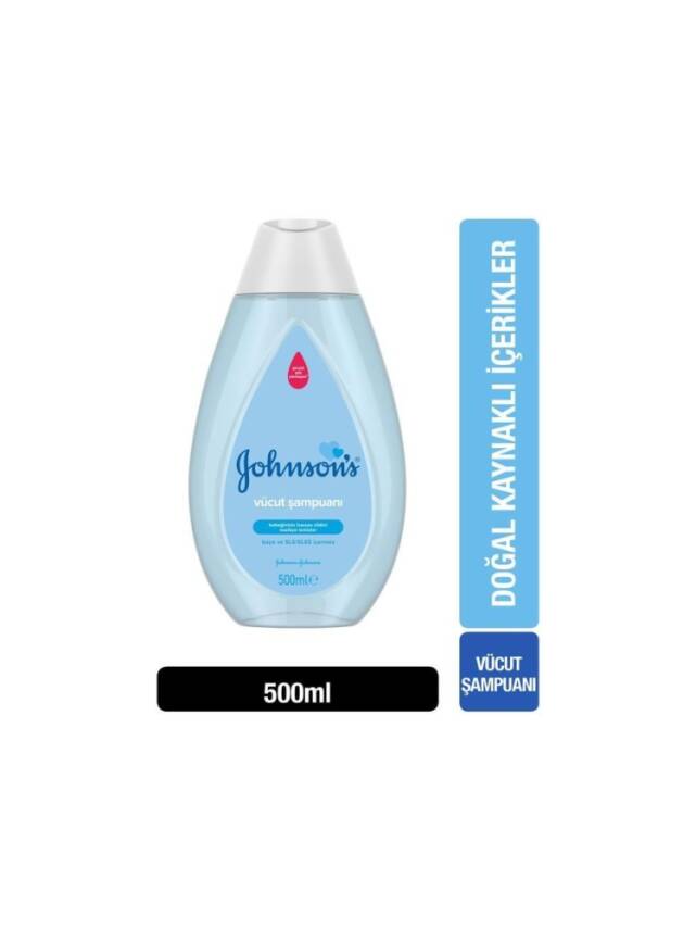 Johnson's Vücut Şampuanı 500 ml Hassas Ciltler İçin SLS İçermez Doğal Formül - 1