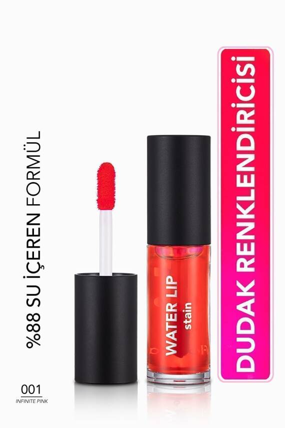 Kalıcı Mat Dudak Tinti (PEMBE) - Water Lip Stain - 001 Infinite Pink - 8682536042161 - 153