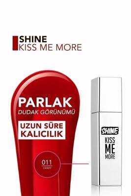 Kalıcı Parlak Likit Ruj (AÇIK MOR) - Shine Kiss Me More Lls - 008 Long Story - 8682536083812 - 426