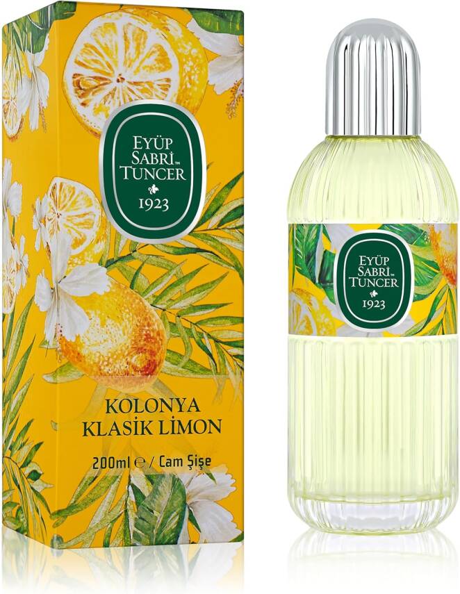 Klasik Limon Kolonyası 200 ml - Cam Şişe - 1