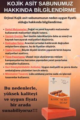 Kojik Asit Zerdeçal Hücre Yenileyici Ciltteki Lekeleri Giderici Kolajen Etkisi Hyaluronik Sabunu - 3