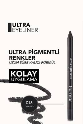 Koyu Gri Göz Kalemi Ultra Dark Grey Eyeliner - 5