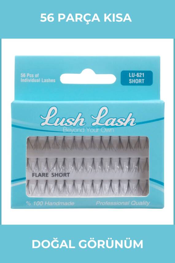 Lash Tekli Takma Kirpik Kısa Lu-621 8699067176210 - 1