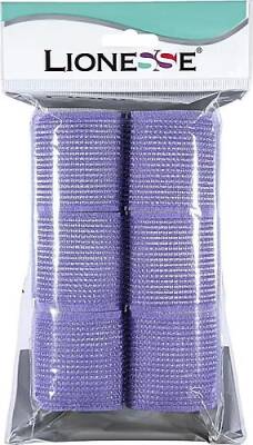 Lionesse Cırtlı Bigudi 1114 Mor 6 Adet