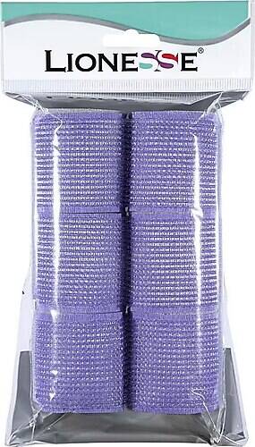 Lionesse Cırtlı Bigudi 1114 Mor 6 Adet - 1