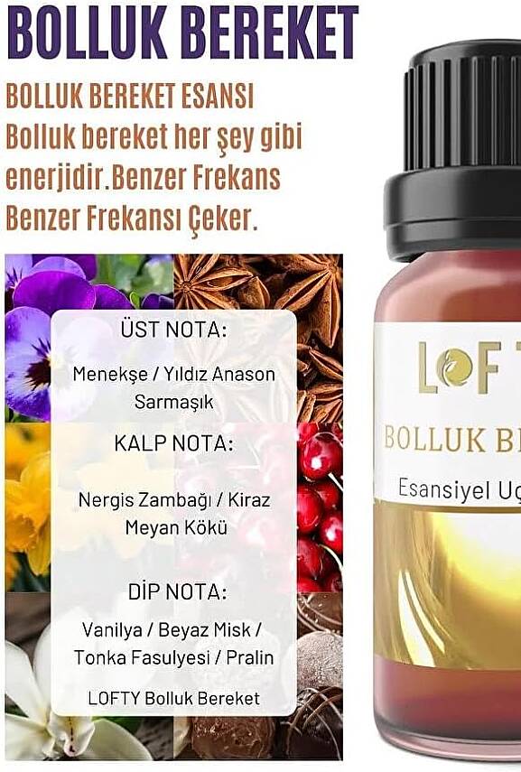 Lofty Bolluk Bereket Saf Uçucu Yağ (10ml) - 2