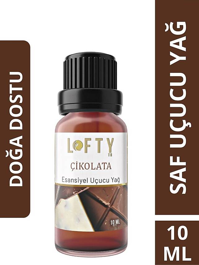 Lofty Çikolata Uçucu Yağ Buhurdanlık Esansı Konsantre Oda Kokusu Uçucu Esans Buhur Yağı 10 ml - 1