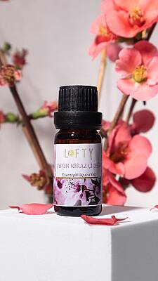 LOFTY Japon Kiraz Çiçeği Uçucu Yağ Buhurdanlık Esansı Oda Kokusu Esansiyel Yağ Buhur Yağı 10ML