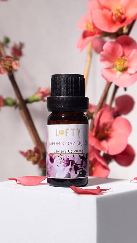 LOFTY Japon Kiraz Çiçeği Uçucu Yağ Buhurdanlık Esansı Oda Kokusu Esansiyel Yağ Buhur Yağı 10ML - 1