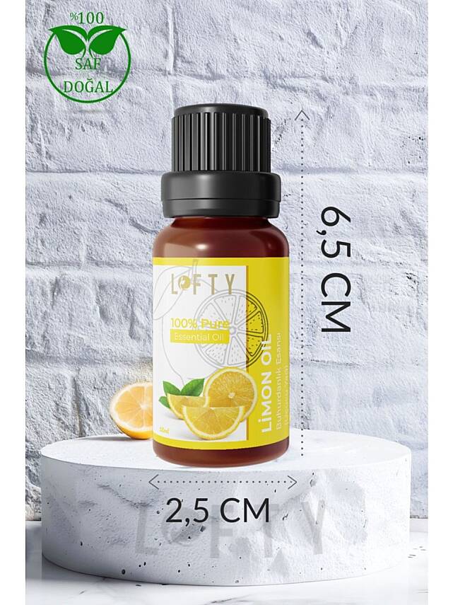 Lofty Limon Uçucu Yağ Buhurdanlık Esansı Oda Kokusu 10 ml - 3