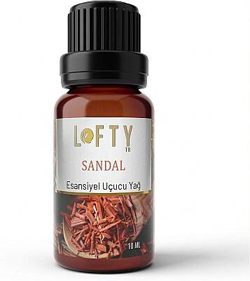 Lofty Sandal Uçucu Yağ Buhurdanlık Esansı Konsantre Oda Kokusu Uçucu Esans Buhur Yağı 10 ml