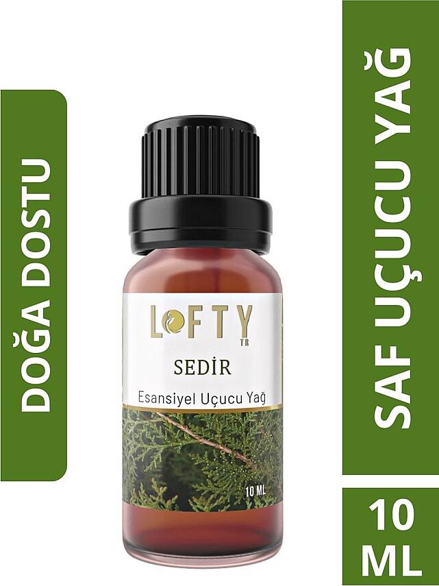Lofty Sedir Uçucu Yağ Buhurdanlık Esansı Konsantre Oda Kokusu Uçucu Esans Buhur Yağı 10 ml - 1