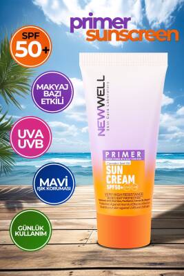 Makyaj Bazı Güneş Kremi 50 SPF+ Aydınlatıcı Etkili Primer Sunscreen 50 ML - 2
