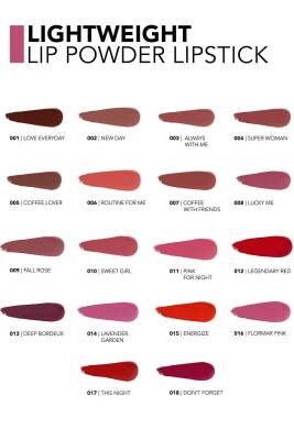 Lightweight Lip Powder Yüksek Pigmentli & Mat Bitişli Ultra Hafif Ruj 008 LUCKY ME - 154