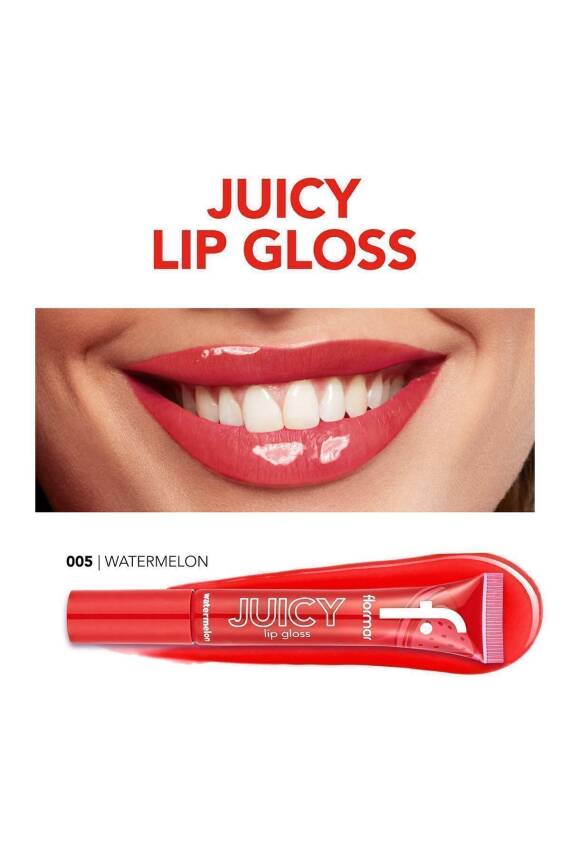 Meyve Aromalı Dudak Parlatıcısı (AHUDUDU) - Juicy Lip Gloss - 001 Raspberry - 8682536087711 - 307
