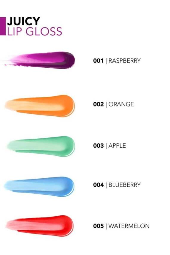 Meyve Aromalı Dudak Parlatıcısı (AHUDUDU) - Juicy Lip Gloss - 001 Raspberry - 8682536087711 - 722