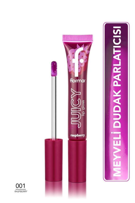 Meyve Aromalı Dudak Parlatıcısı (AHUDUDU) - Juicy Lip Gloss - 001 Raspberry - 8682536087711 - 451