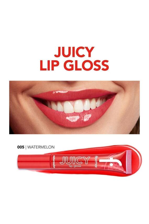 Meyve Aromalı Dudak Parlatıcısı (AHUDUDU) - Juicy Lip Gloss - 001 Raspberry - 8682536087711 - 839