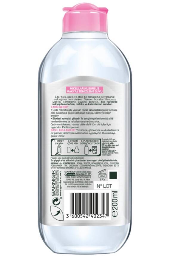 Micellar Kusursuz Makyaj Temizleme Suyu 200 Ml - 2