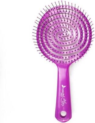 Nascita Promax Üç Boyutlu Oval Saç Fırçası Büyük - 18 Mor - Nascita