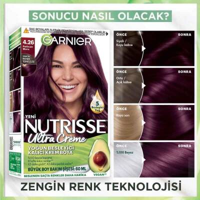 Nutrisse Yoğun Besleyici Saç Boyası 4.26- - 2