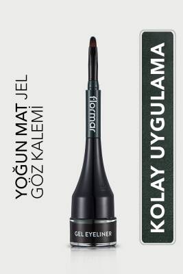 Özel Fırça Başlıklı Yoğun Pigmentli Mat Jel Eyeline -gel Eyeliner-02 Oceanblue-8690604591886 - 25