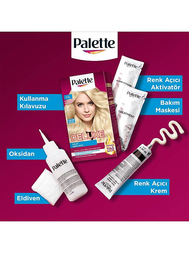 Palette Deluxe Uil Ultra Yoğun Renk Açıcı Saç Boyası - 5