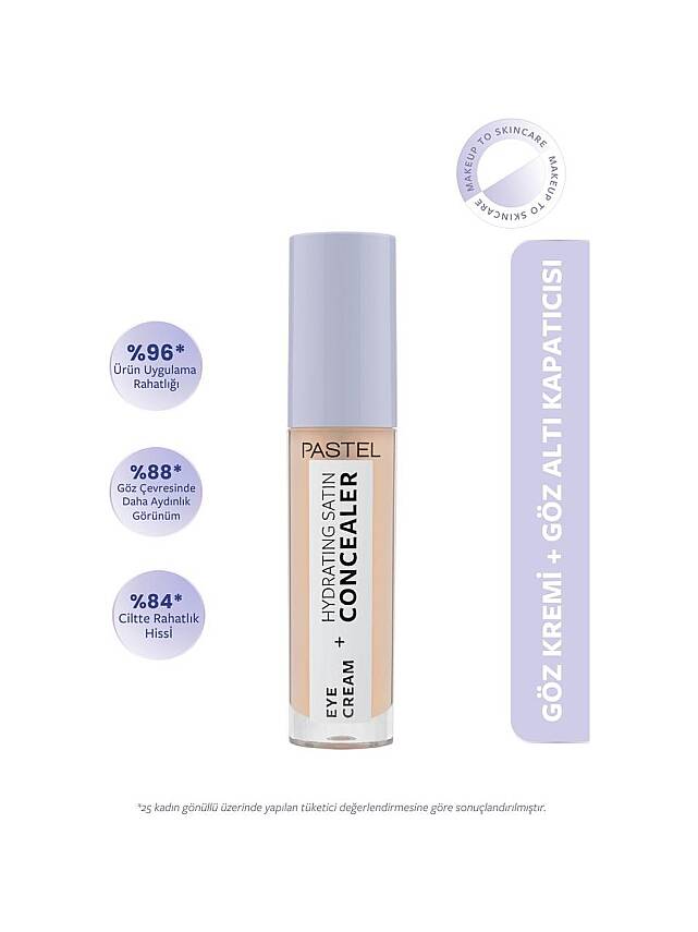 PASTEL EYE CREAM + HYDRATING SATIN CONCEALER 62 - 1