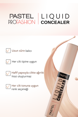 Pastel Liquid Concealer - Likit Hata Örtücü 101 Porcelain 7 ml - 6
