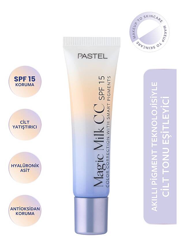 PASTEL MAGIC MILK SPF15 CC WITH SMART PIGMENTS 50 - LIGHT MEDIUM - 1