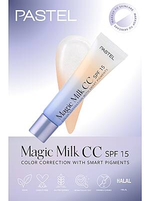 PASTEL MAGIC MILK SPF15 CC WITH SMART PIGMENTS 50 - LIGHT MEDIUM - 3