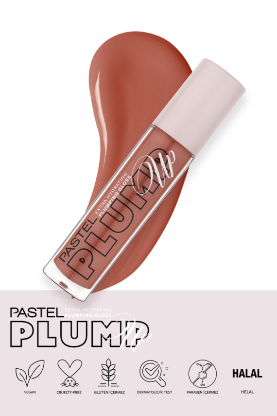Pastel Plump Up 205 Just Natural Extra Hydrating Plumping Gloss - Dolgunlaştıran Dudak Parlatıcısı - 5