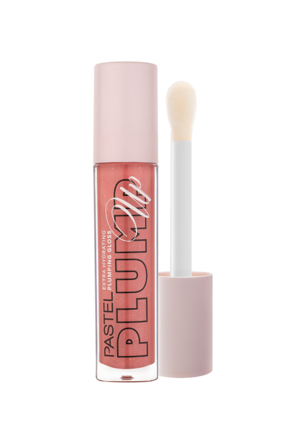 Pastel Plump Up 208 Shimmer Nude Extra Hydrating Plumping Gloss - Dolgunlaştıran Dudak Parlatıcısı - 1