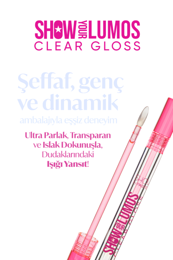 Show By Pastel Show Your Lumos Clear Gloss - Dudak Parlatıcısı - 5