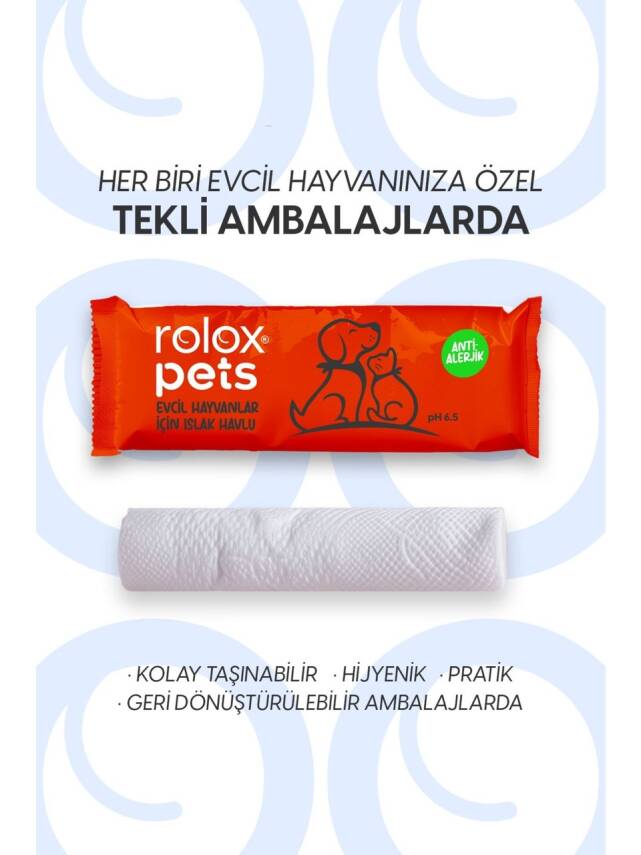 Pets - 10 paket - Evcil hayvanlar için Islak havlu - 2
