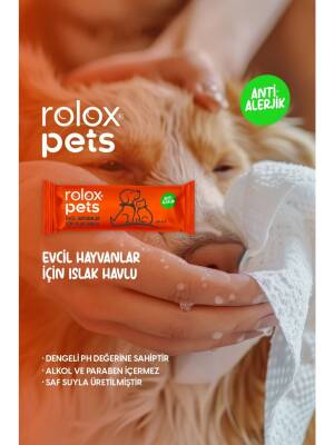 Pets - 25 paket - Evcil hayvanlar için Islak havlu - 1