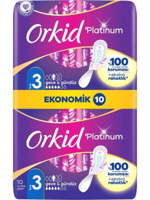 Platinum Gece & Gündüz (BOY 3) 10 Adet Hijyenik Ped - 2
