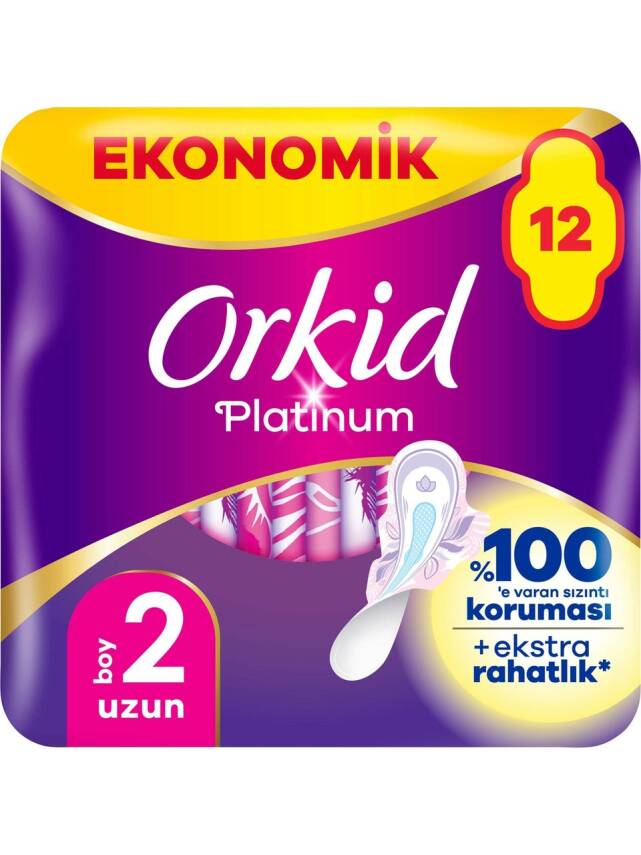 Platinum Hijyenik Ped Uzun Ekonomik Paket 14lü Ped - 1