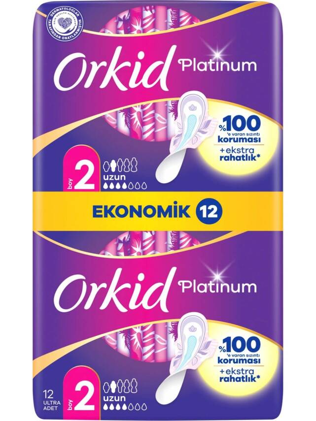 Platinum Hijyenik Ped Uzun Ekonomik Paket 14lü Ped - 2