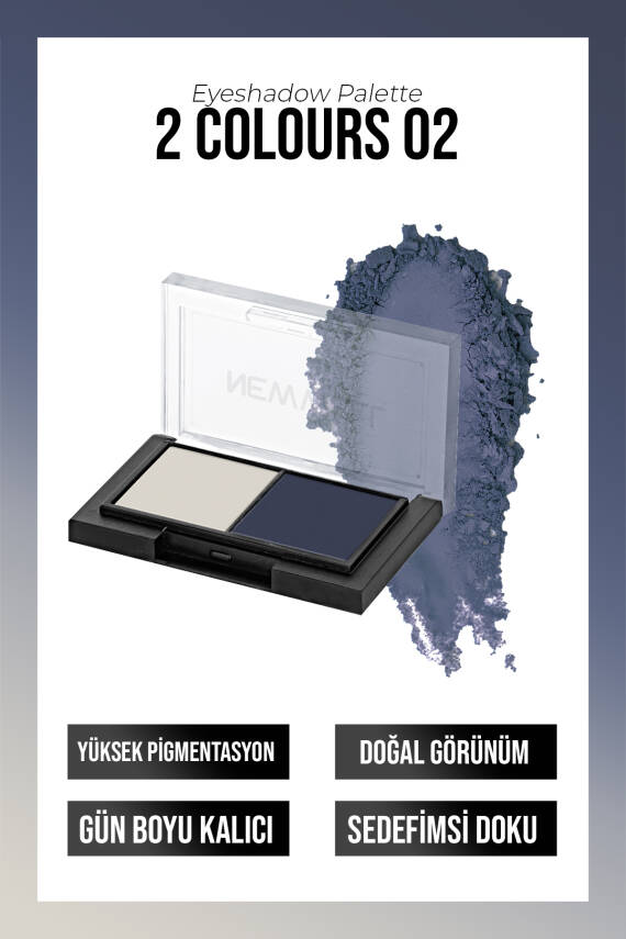 Porcelain Make Up 2li Far Paleti No02 - 1
