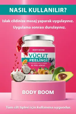 PROCSIN Body Boom Besleyici ve Arındırıcı El Ayak Vücut Peelingi 190 ML - 4