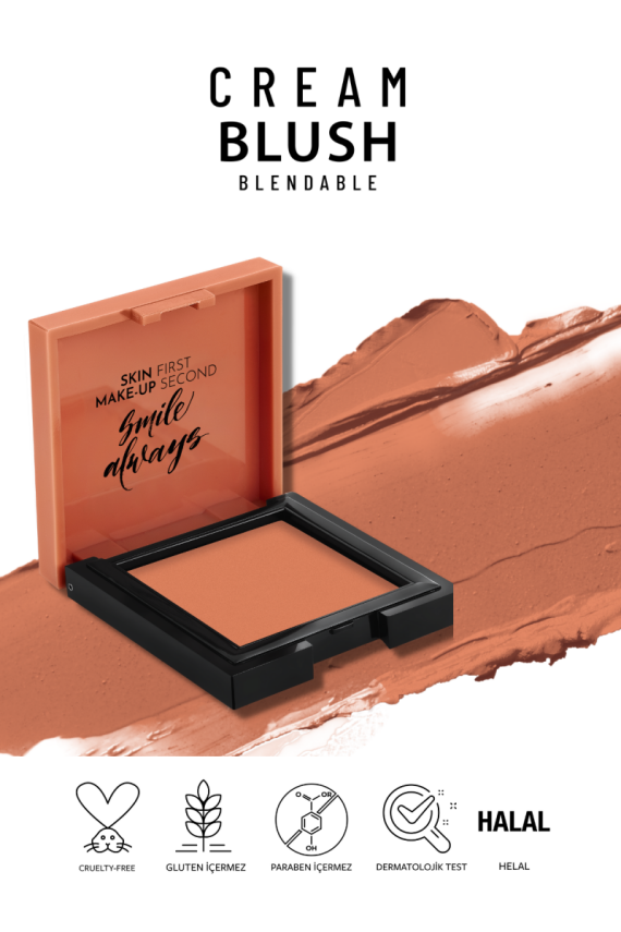 Pastel Cream Blush - Krem Allık 44 Blossom - 6