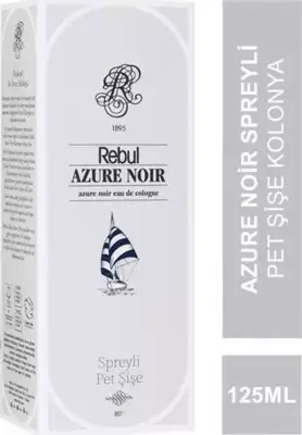 Rebul Azure Noir EDC 125 ml Spreyli Pet Şişe