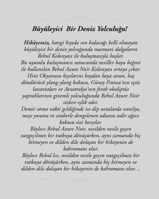 Rebul Azure Noir EDC Kolonya 250 ml Cam Şişe - 3