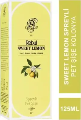Rebul Sweet Lemon EDC 125 ml Spreyli Pet Şişe