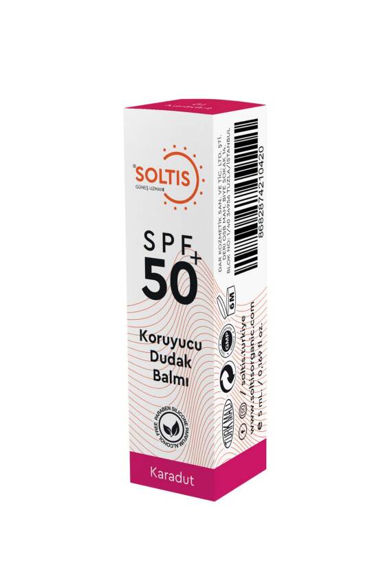 Renkli Dudak Nemlendiricisi SPF 50+ Karadut 5 gr - 2