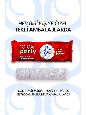 Rolox Party - 50 Paket - Özel Günler ve Partiler Için Kişisel Islak Havlu - 4