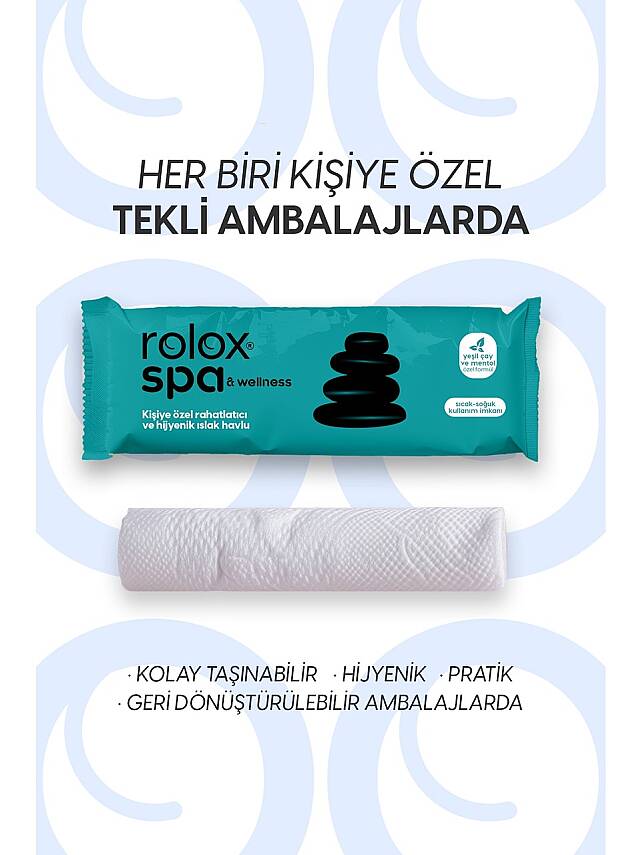 Rolox Spa - 50 Paket - Rahatlatıcı ve Hijyenik Islak Havlu - 4