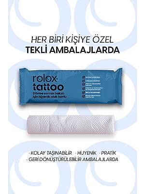Rolox Tattoo - 50 Paket - Dövme Sonrası Bakım Için Hijyenik Islak Havlu - 3