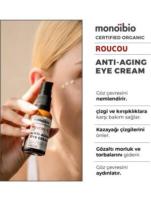 Roucou Yaşlanma Karşıtı Göz Çevresi Kremi - Anti Aging Göz Altı Torbası Morluğu Kazayağı Kremi 30 ml - 2
